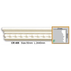 Декоративный молдинг из полиуретана CR 405 (2.44м)*